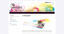 Desktop Screenshot of calbergrafica.com